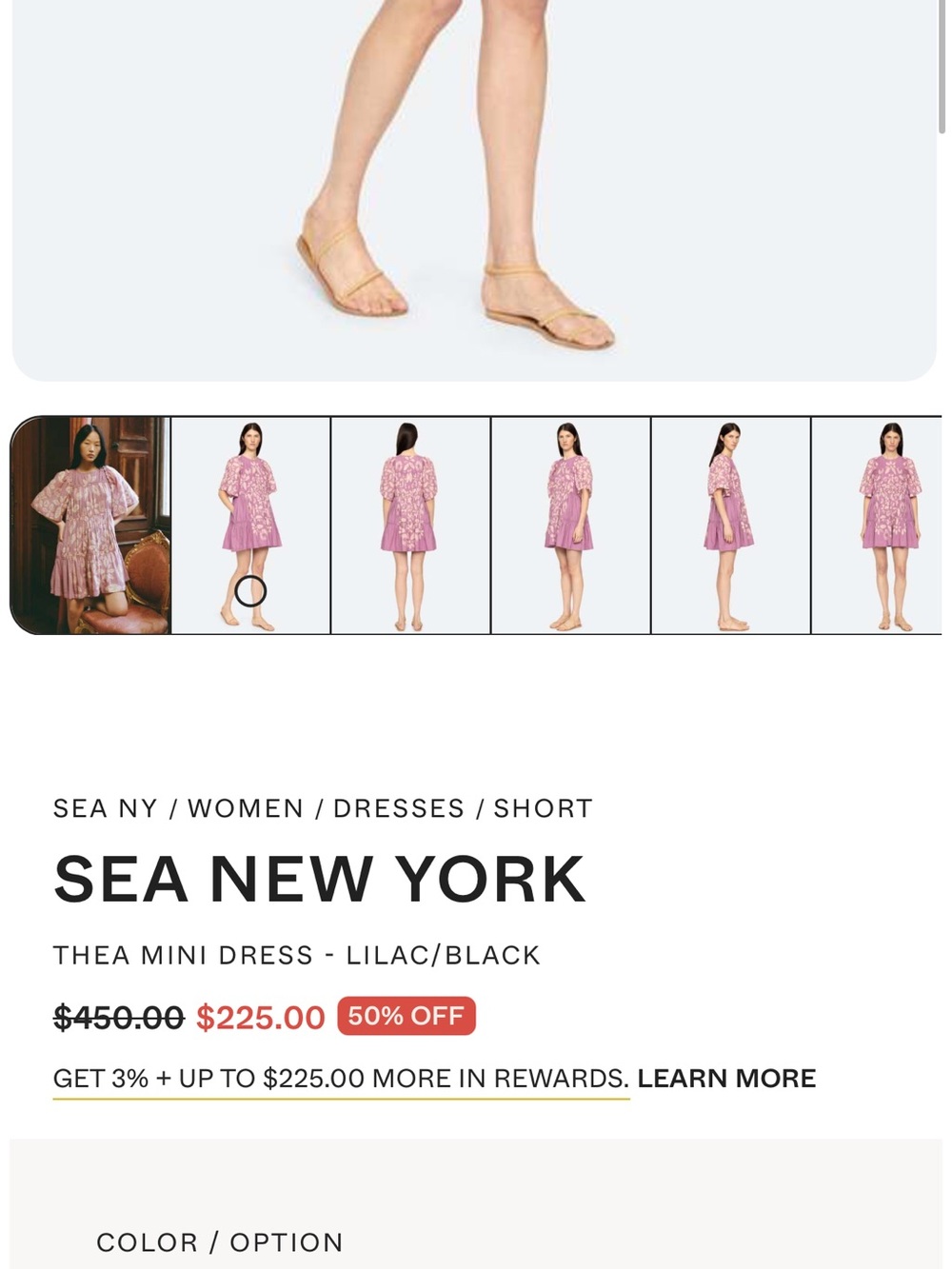 Sea Thea Mini New York Dress - Picture 5 of 5